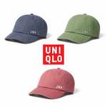 Casquette Uniqlo 100 % coton - Toile de coton, taille unique, rose, vert ou bleu