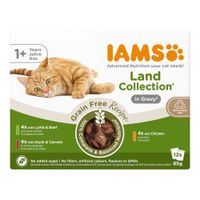 9 + 3 gratis! 12 x 85 g IAMS Advanced Nutrition Grain Free