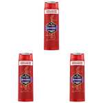 3x Old Spice Rockstar 3-in-1 Duschgel für Haar, Gesicht und Körper 400 ml