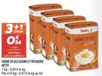 4 paquets de farine de blé Netto - 4 x 1 kg