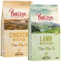 Lot mixte Purizon - sans céréales pour chat 2 x 400 g