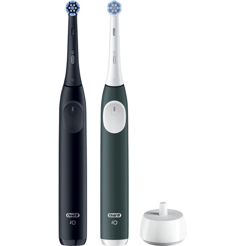 Oral-B iO 2 Schwarz und Grün Doppelpack