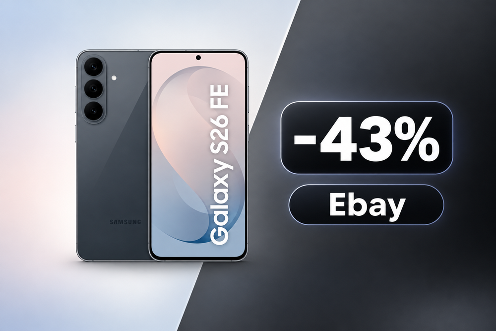 Samsung Galaxy S26 FE in offerta a 469,40€ invece di 819€: ecco la nuova campagna sconti ebay