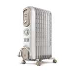 Radiateur à bain d'huile mobile DeLonghi Vento V550918T.WB - 1800W (Via ODR de 15,99€)