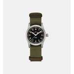 Montre Hamilton Khaki Field Quartz H69301930 - 33 mm, cadran noir, bracelet textile kaki, verre saphir, 50 m (Vendeur tiers
