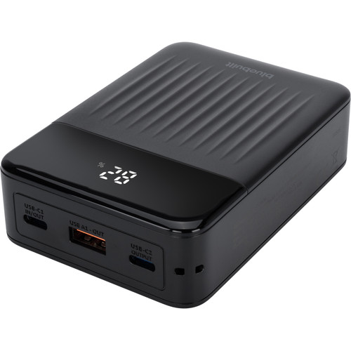 BlueBuilt Powerbank 20.000 mAh mit Schnellladefunktion Schwarz