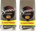 Lot de 2 paquets de 60 dosettes de café Senseo (via bon d'achat 5,95€)